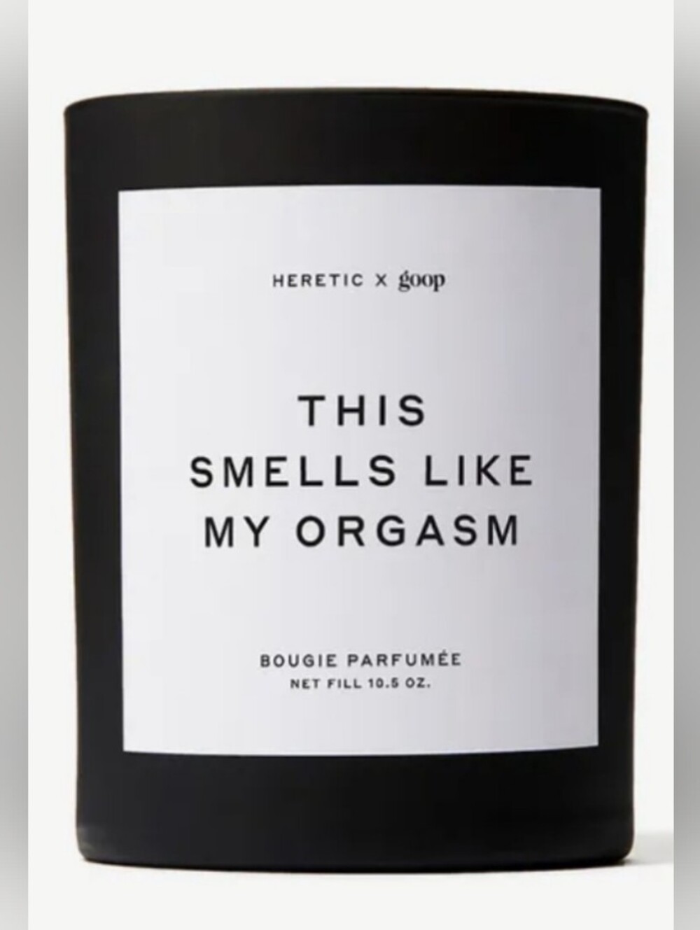 Heretic X Goop This Smells Like My Orgasm Candle 10.5 Oz Unused